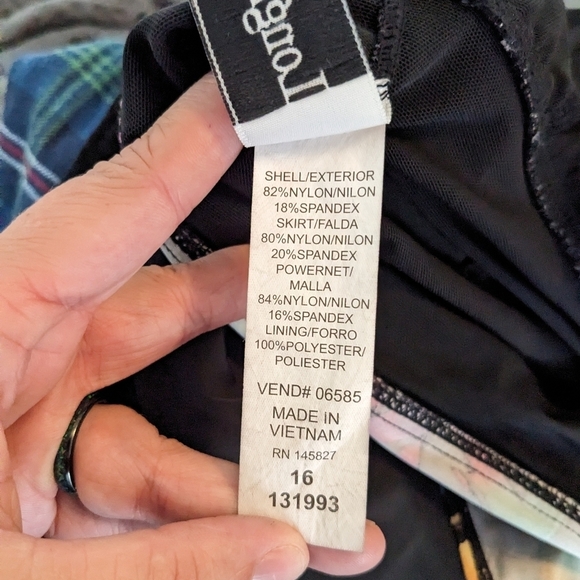 Longitude Tie Front Swim Dress in Sparkler Sz 16 - Picture 8 of 8